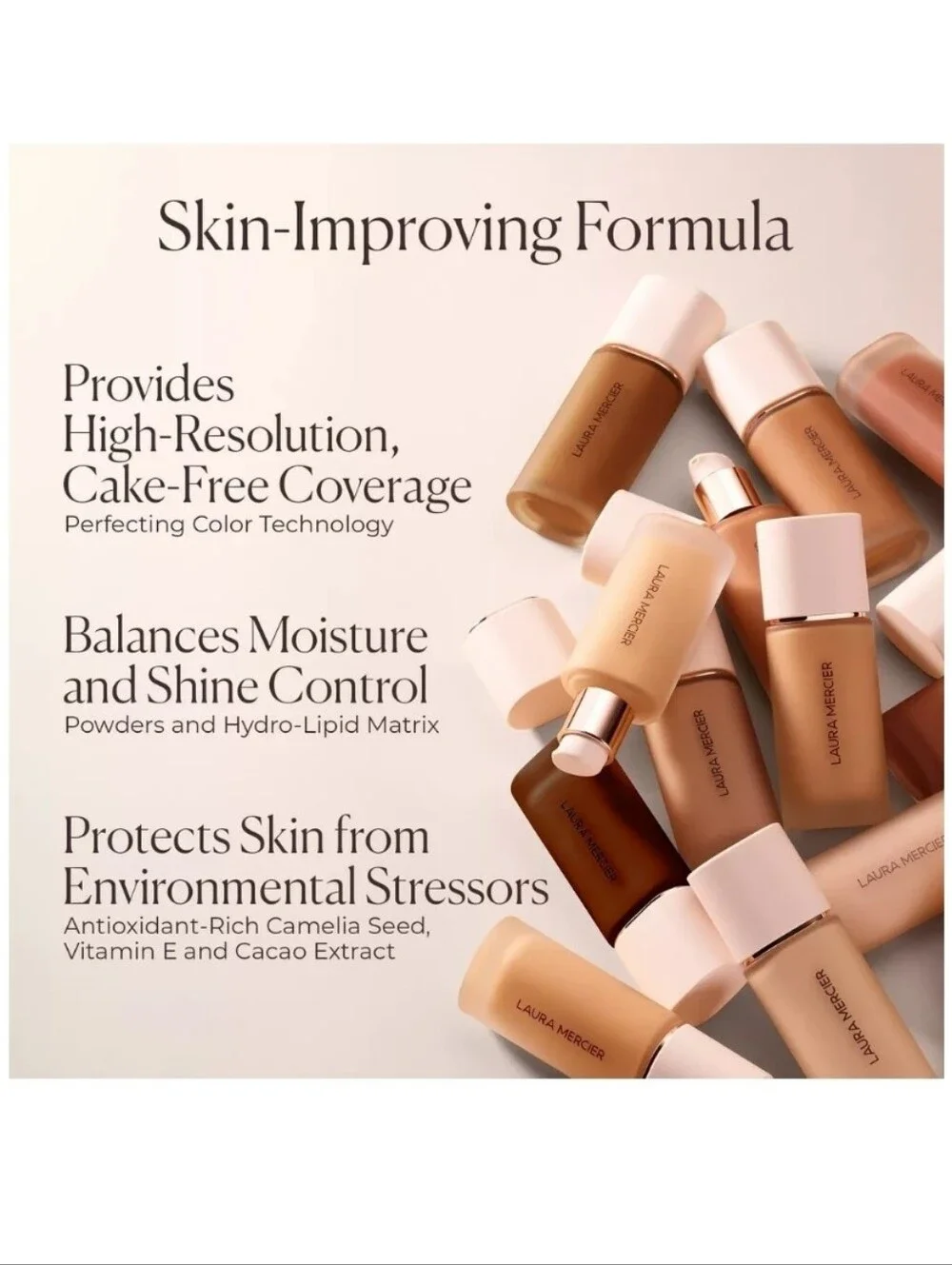Laura Mercier Real Flawless Perfecting Waterproof Foundation BNIB